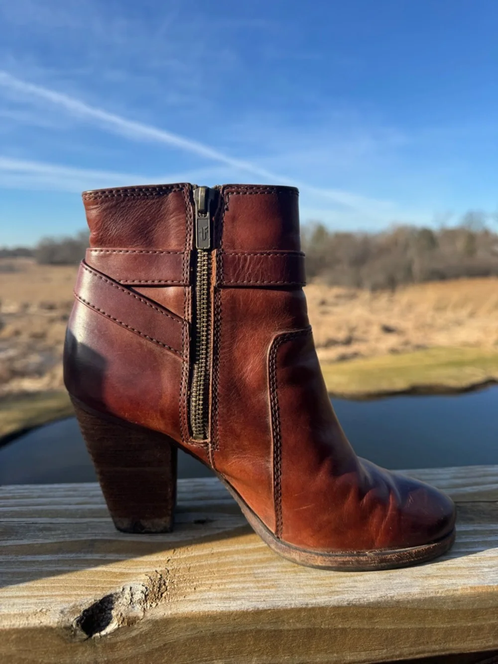 Frye Patty Riding Bootie - Picture 4 of 12
